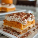 Delicious Slice of Pumpkin Lush Dessert
