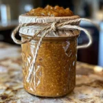Jar of Homemade Spiced Pumpkin Butter