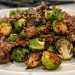 Mouthwatering Ground Beef Brussels Sprouts Stir Fry