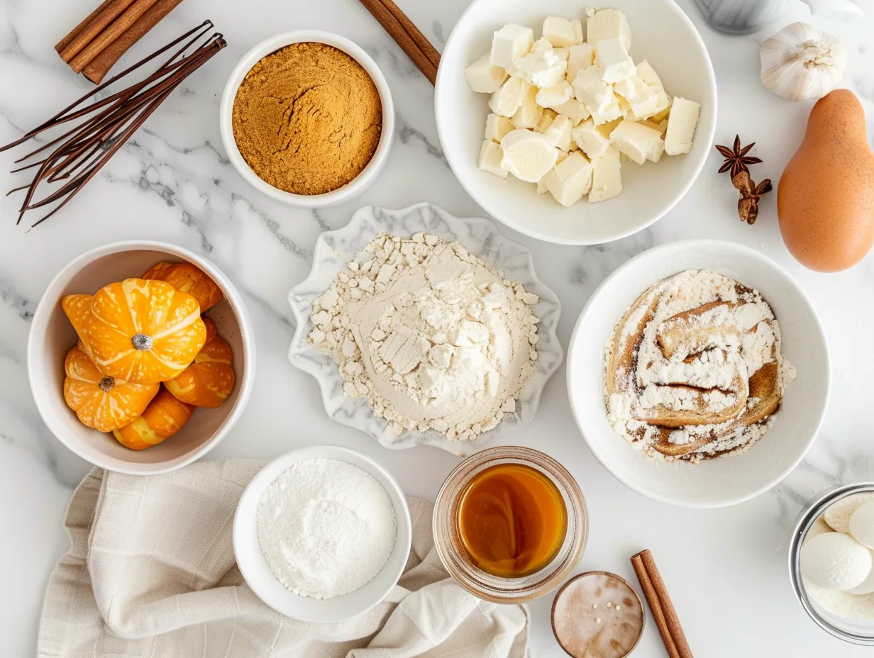 Pumpkin Cinnamon Rolls Ingredients