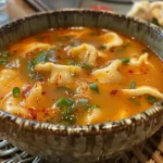 Red Curry Dumpling Soup Display