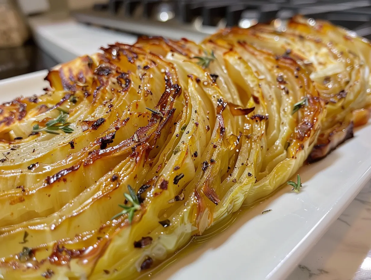 roasted cabbage steaks a simple and delicious dish