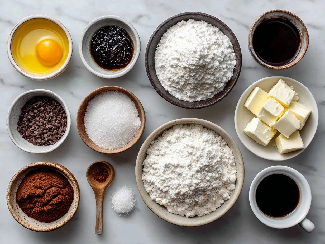Ingredients for Bomboloni alla Crema