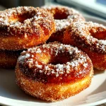 Freshly Prepared Sourdough Discard Apple Cider Donuts Bread