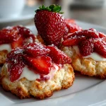 Homemade Strawberry Cheesecake Cookies Close-Up