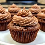 Chocolate Bird's Nest Cupcakes