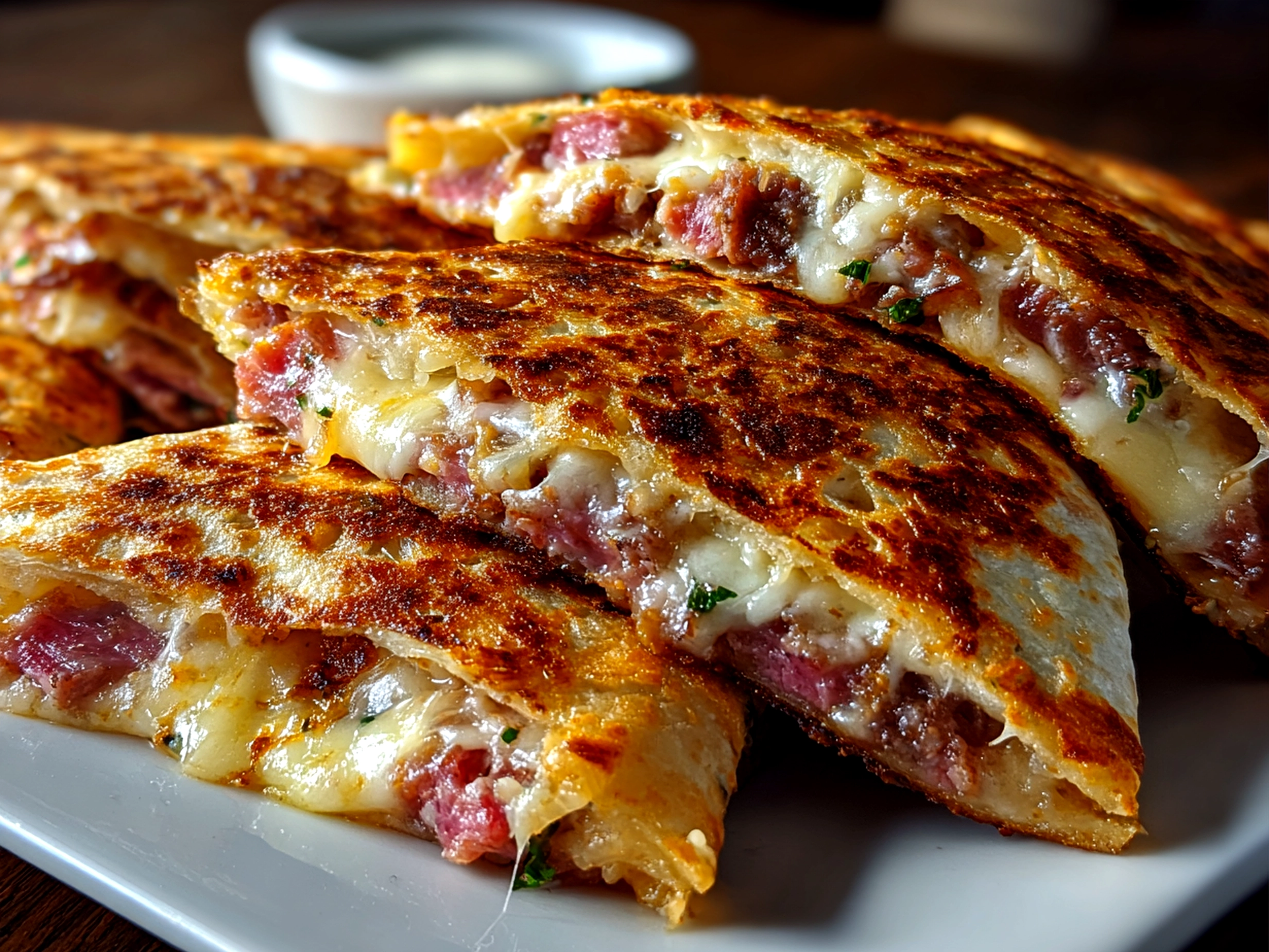 Corned Beef Quesadillas