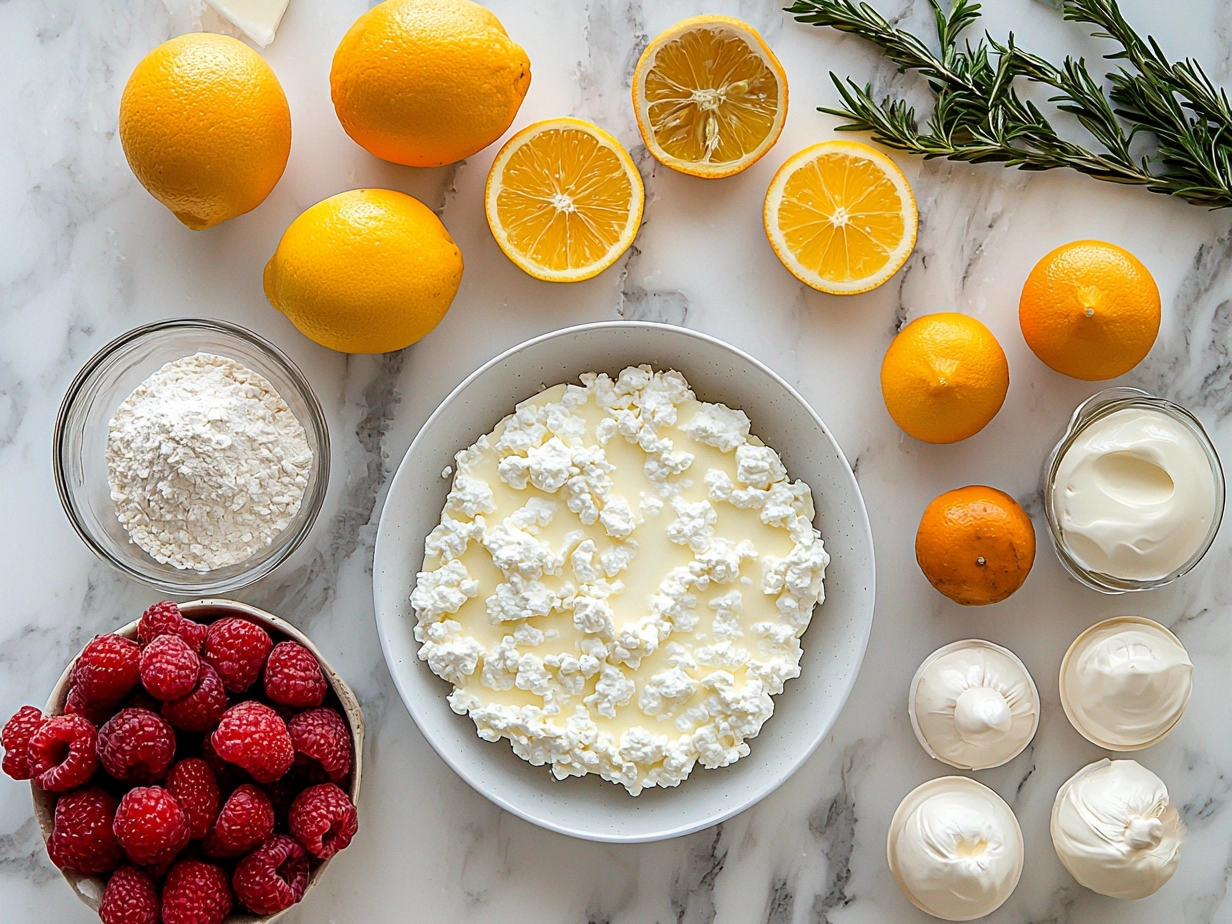 Ingredients for Cottage Cheese Cheesecake