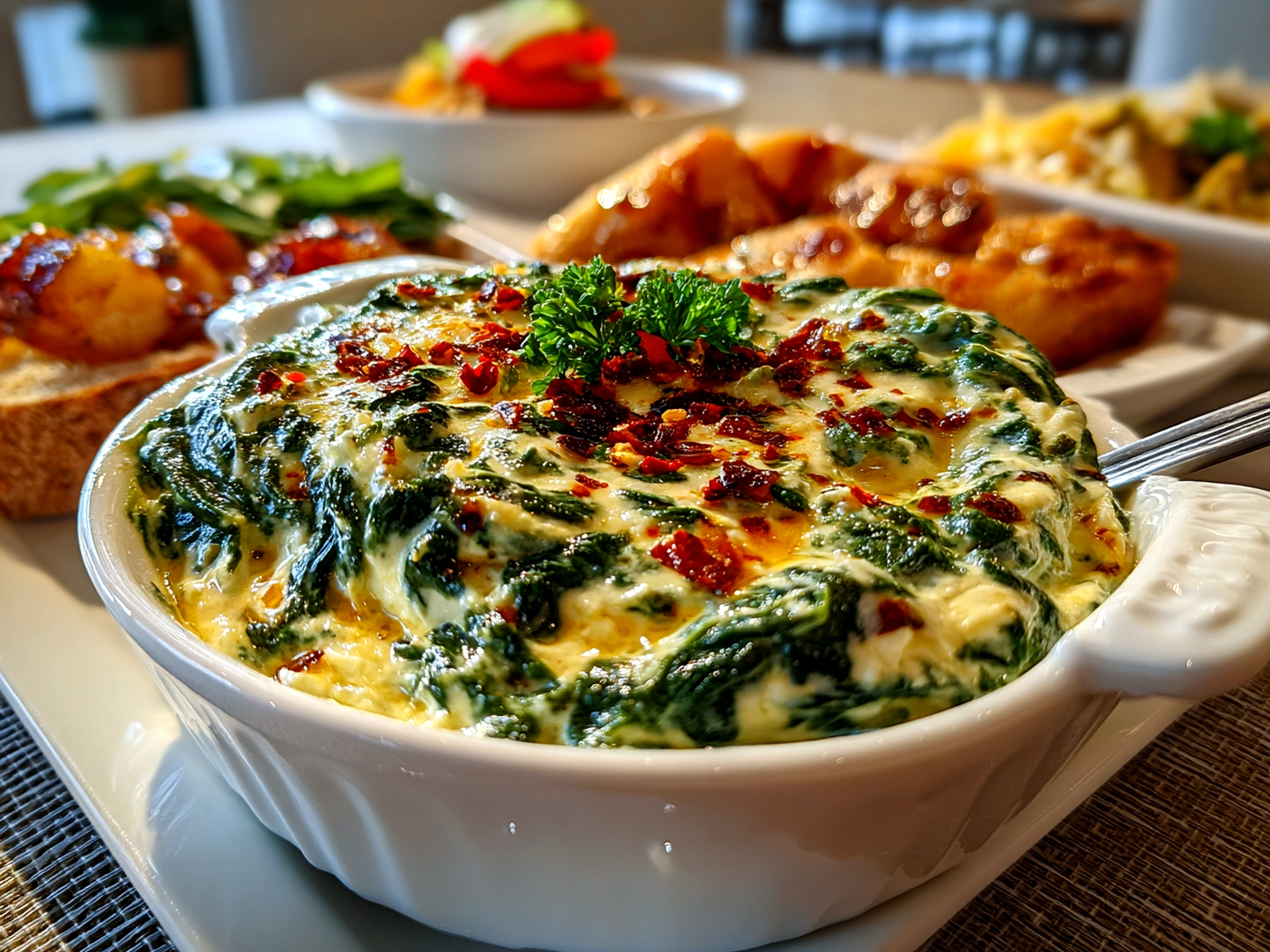 Cottage Cheese Spinach Dip