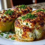 Cottage Cheese Stuffed Peppers