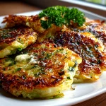 Crispy Smashed Cabbage Steaks with Garlic Butter