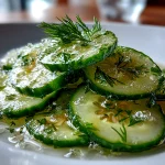 Cucumber Dill Spa Water