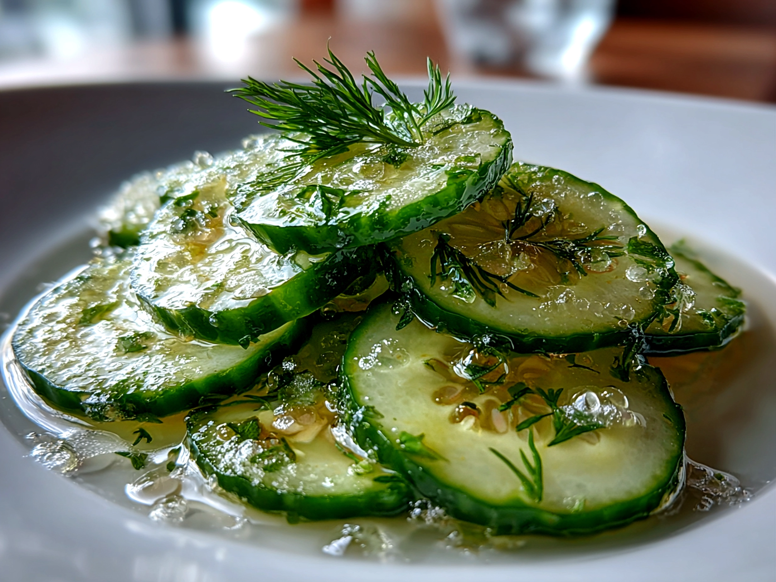 Cucumber Dill Spa Water