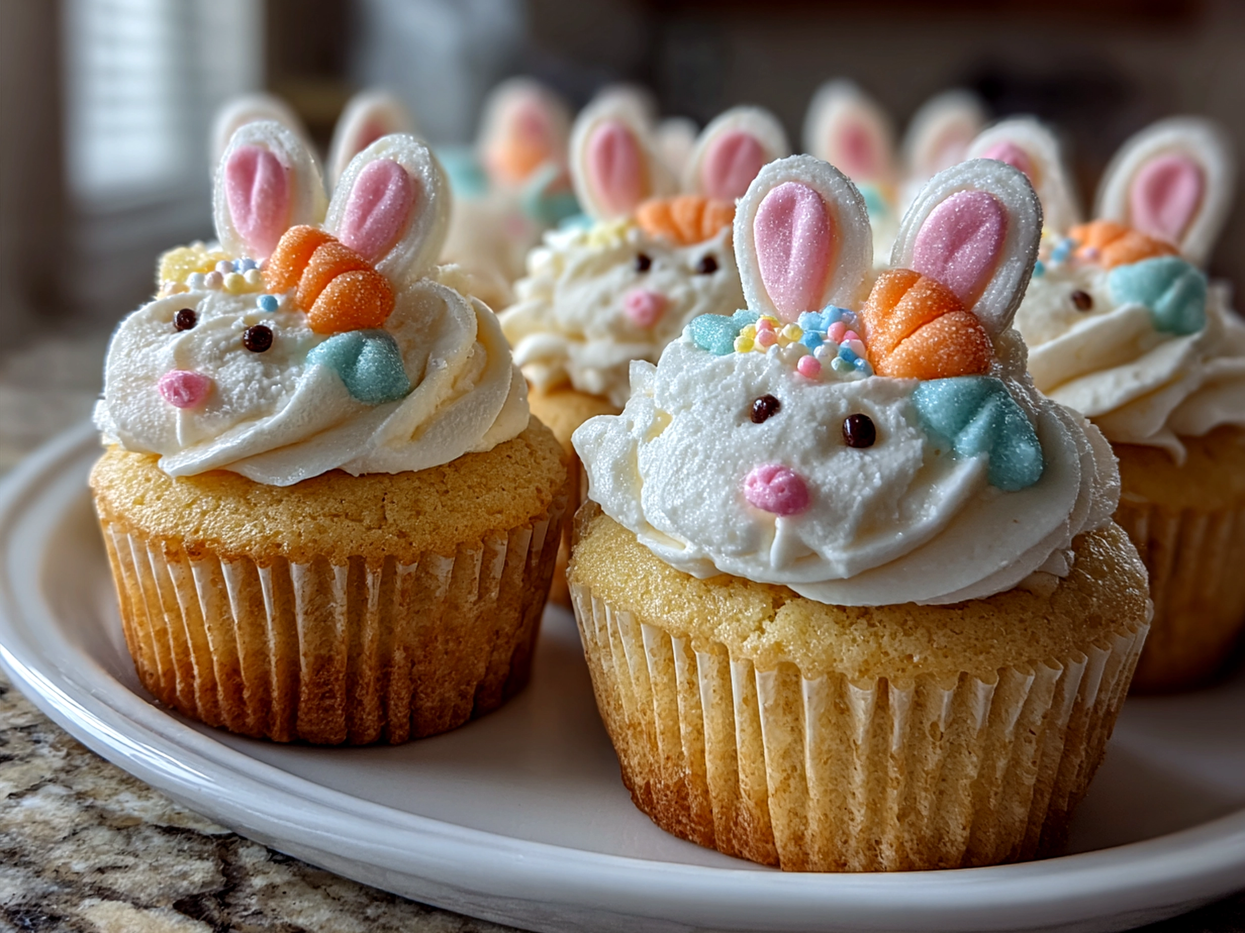 Easter Bunny Cupcakes