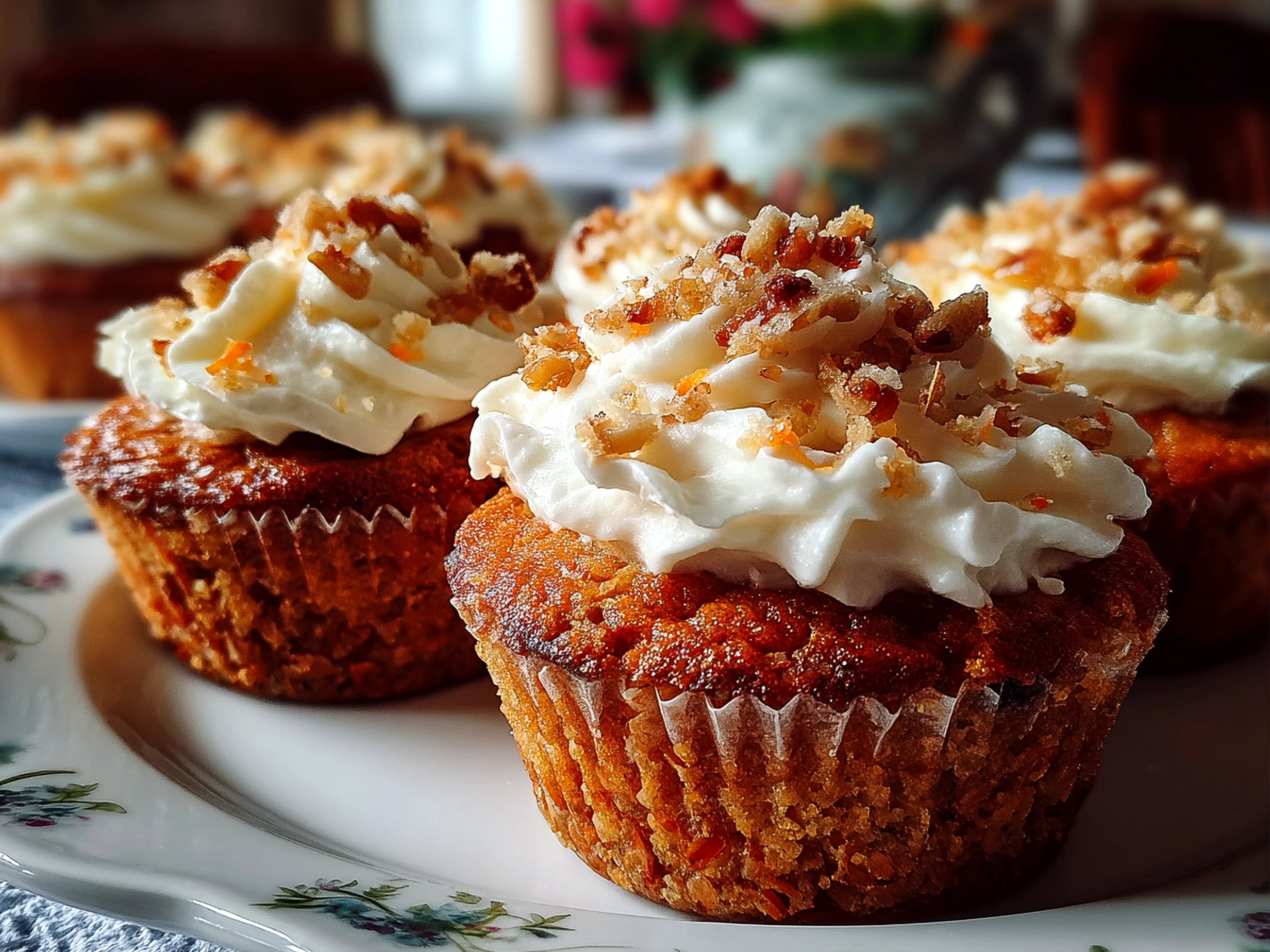 Easter Carrot Cake Cupcakes