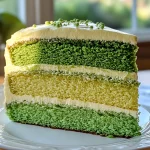 Green Ombre Layer Cake