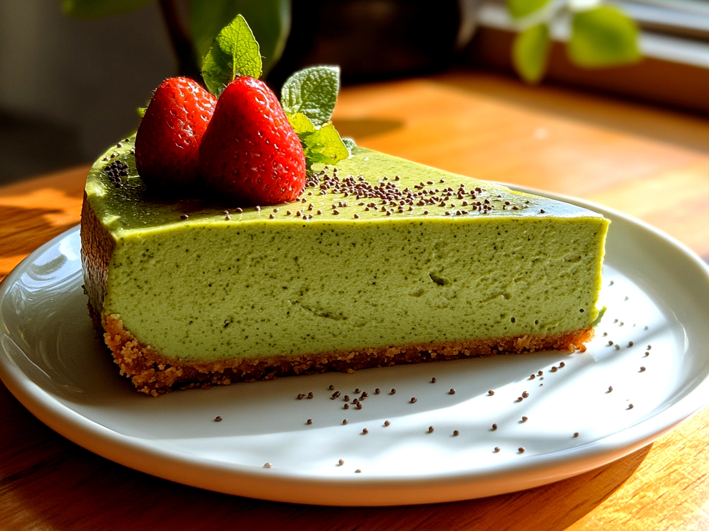 Green Smoothie Cheesecake