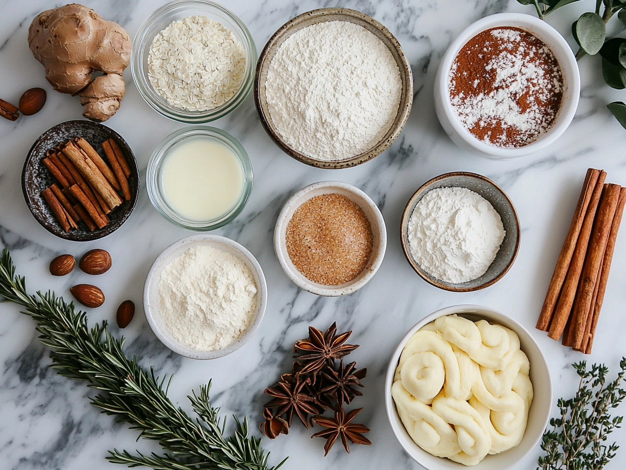 Ingredients for Green Velvet Cinnamon Rolls
