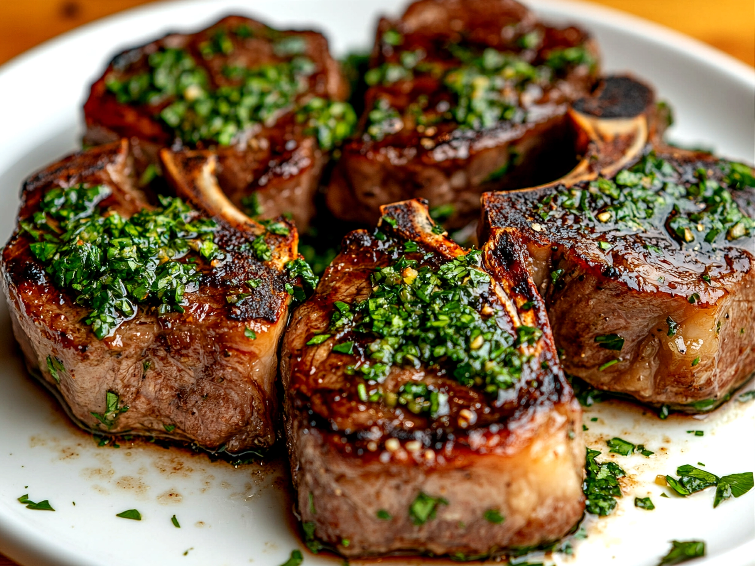 Lamb Chops with Mint Gremolata