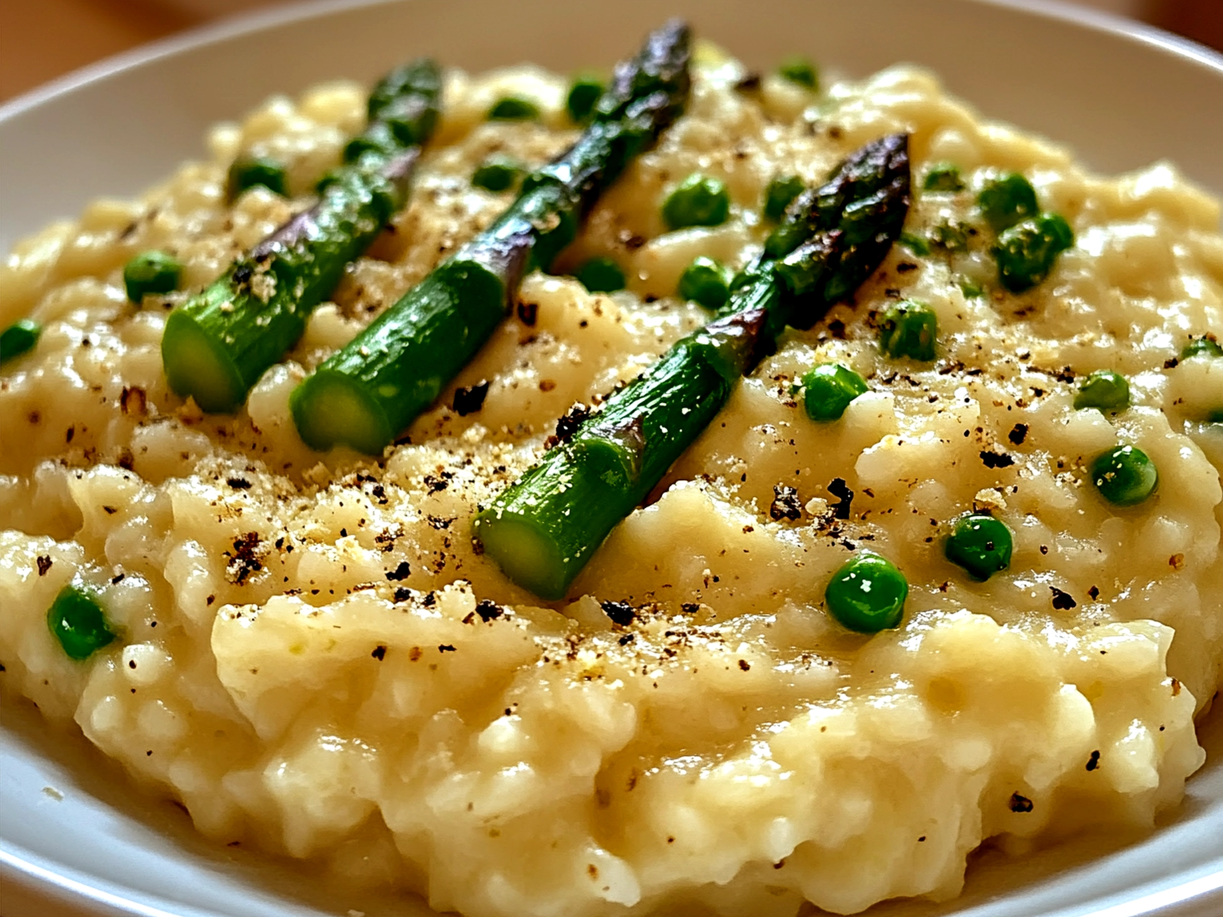 Lemon Asparagus Risotto