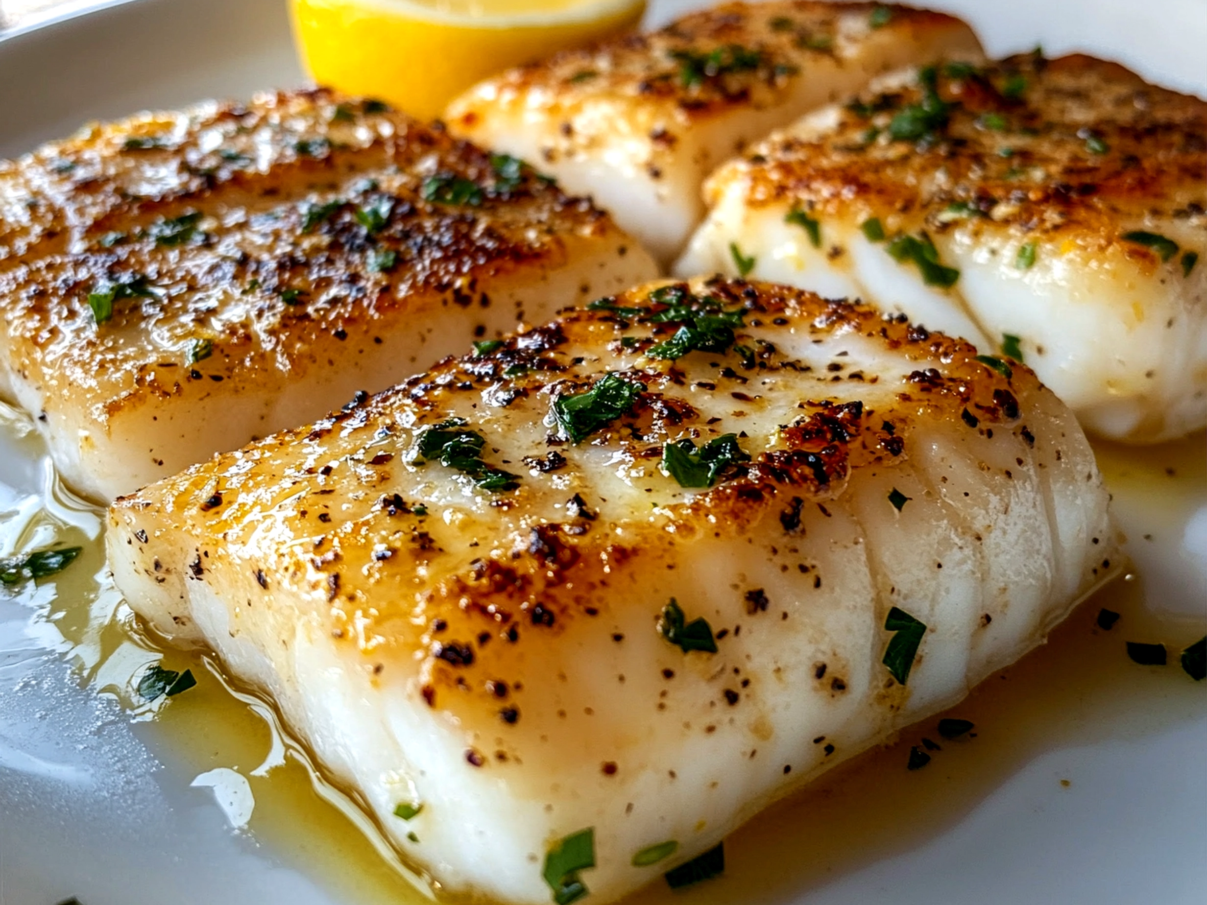 Lemon Garlic Butter Cod