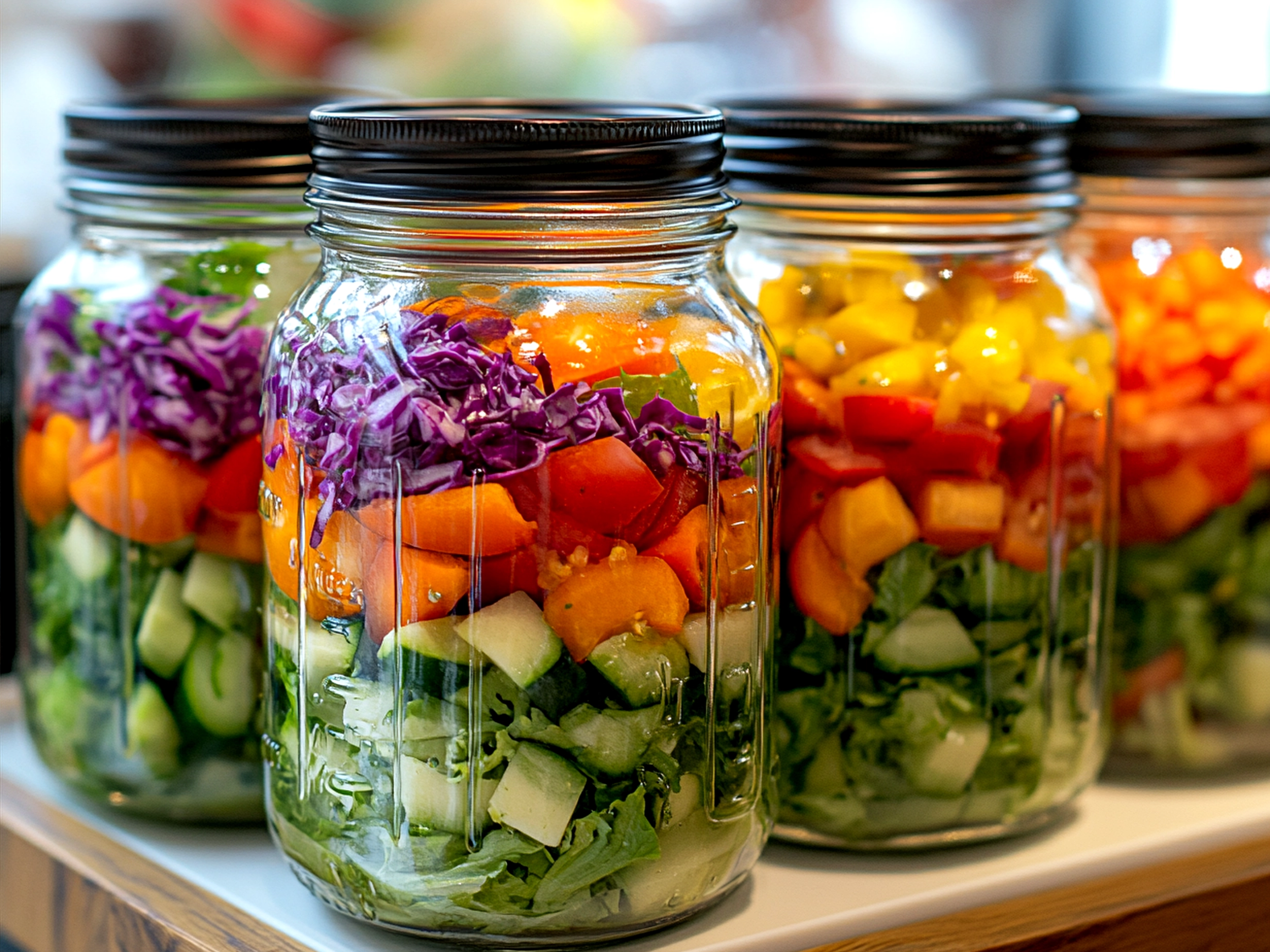 Mason Jar Salads