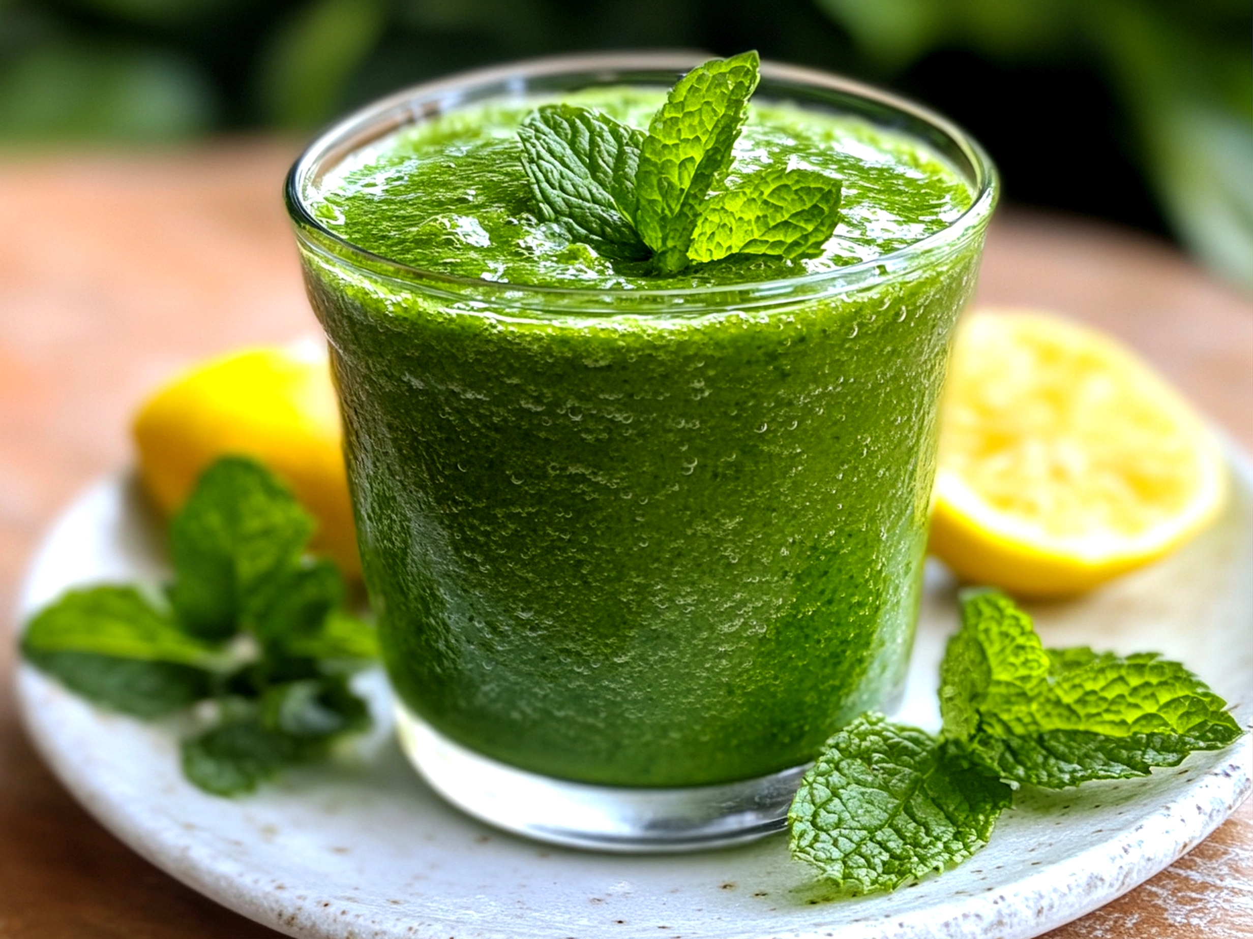 Mint Green Detox Smoothie