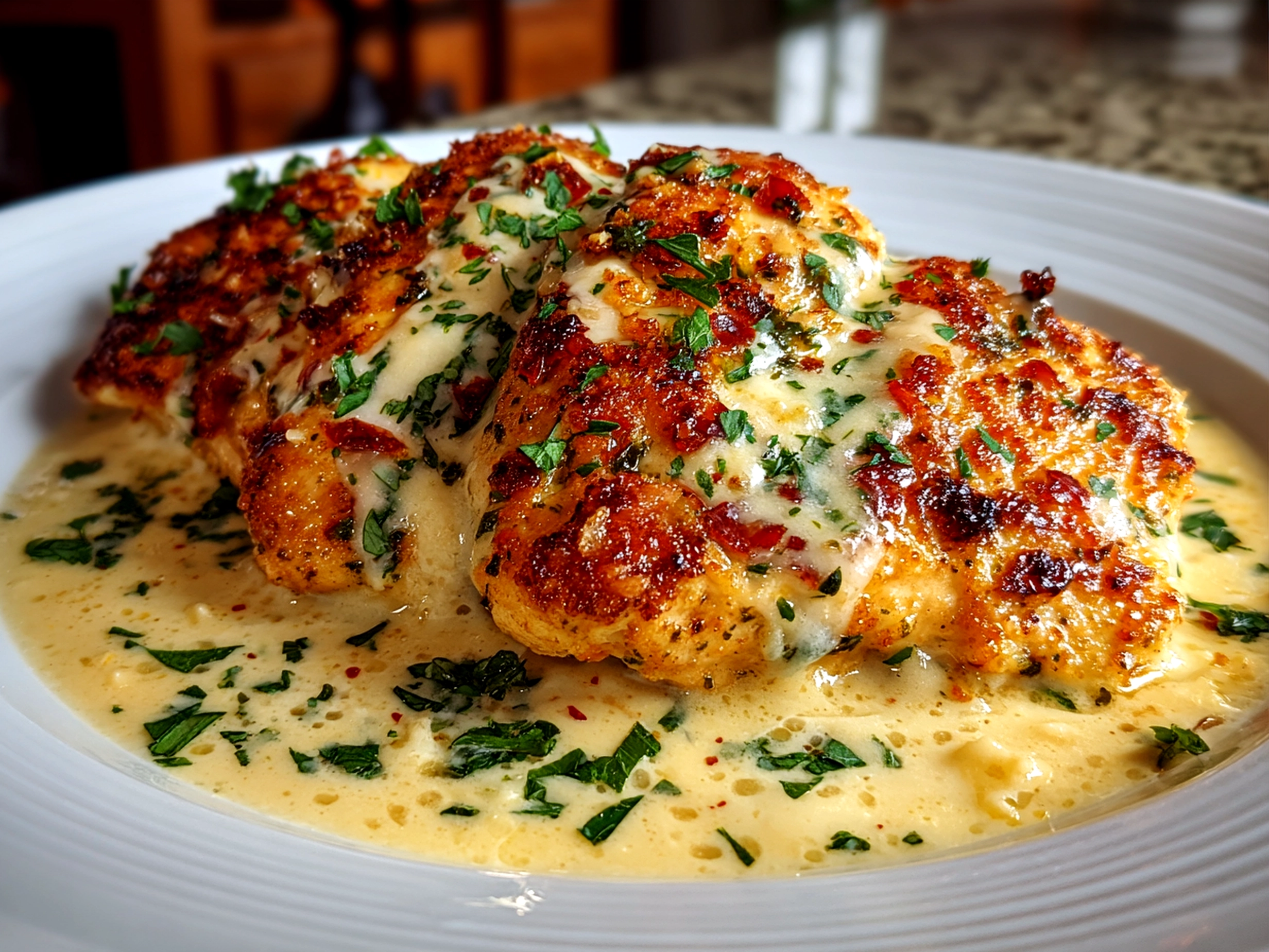 One-Pan Creamy Parmesan Chicken