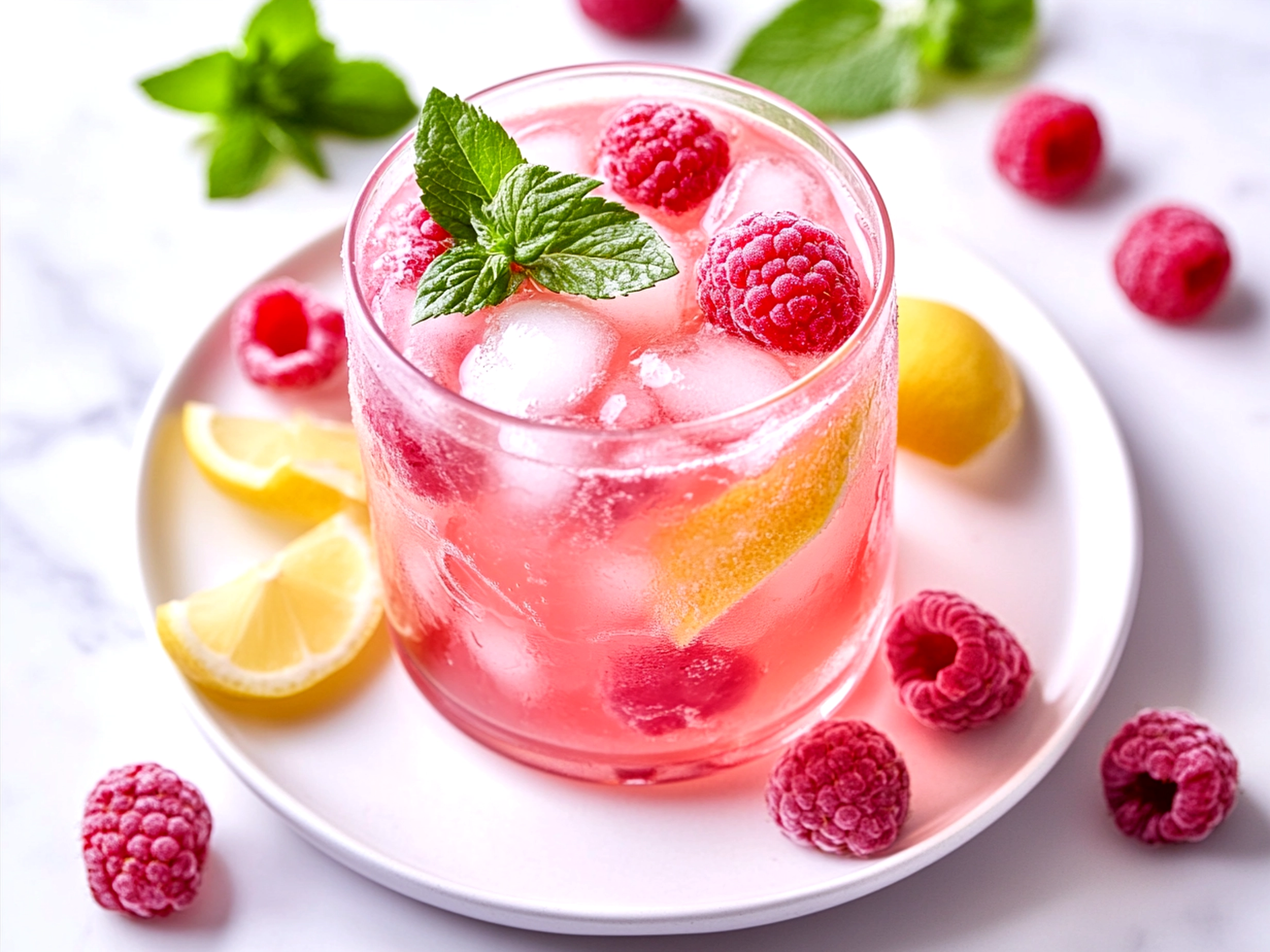 Raspberry Rose Lemonade