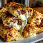 Reuben Egg Rolls