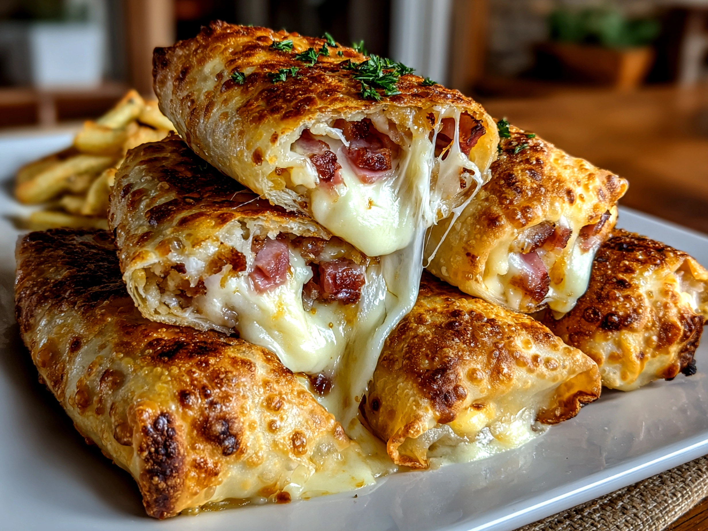 Reuben Egg Rolls