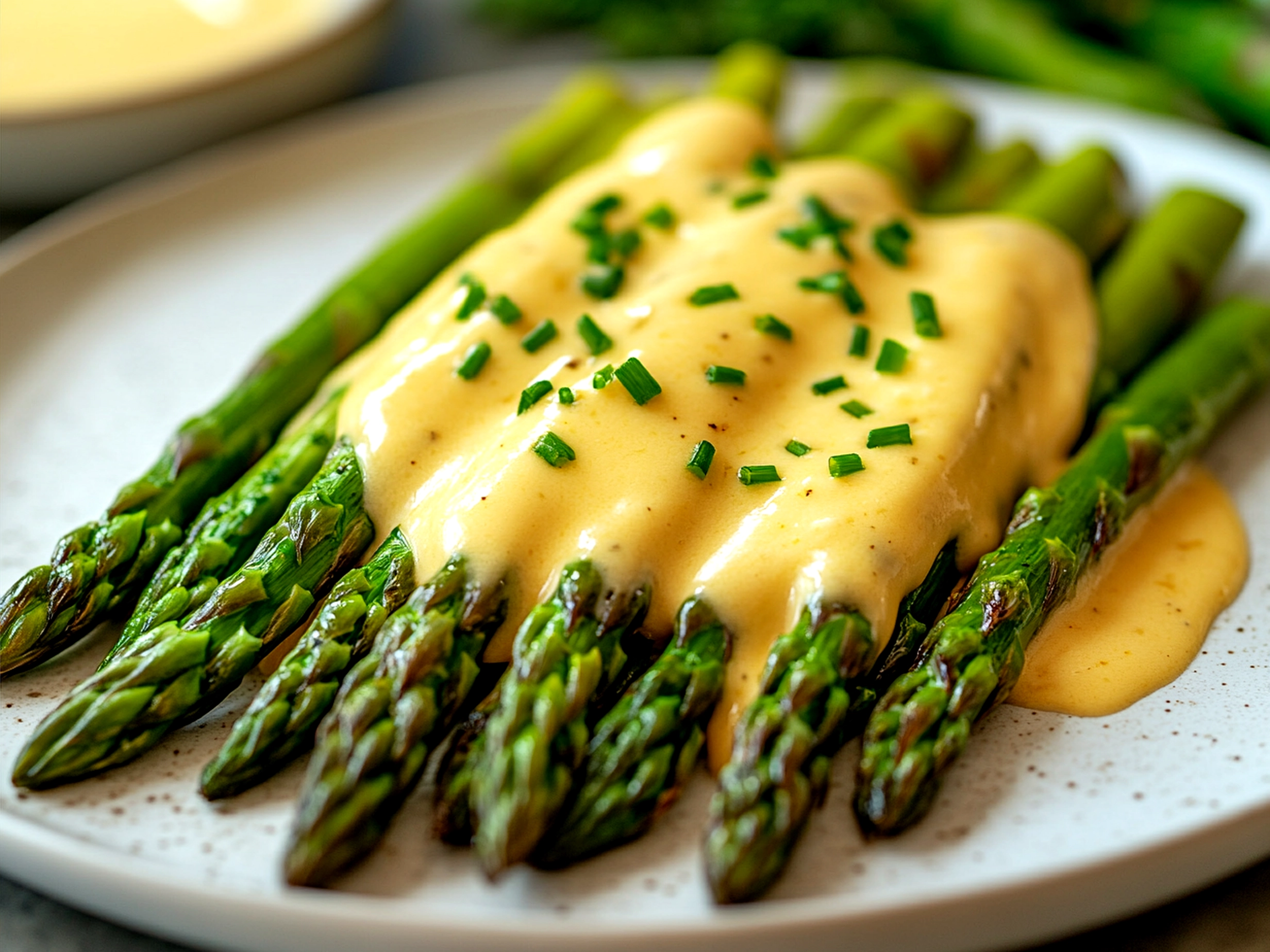 Roasted Asparagus with Hollandaise
