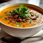 Roasted Carrot Ginger Soup