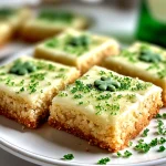 Shamrock Sugar Cookie Bars