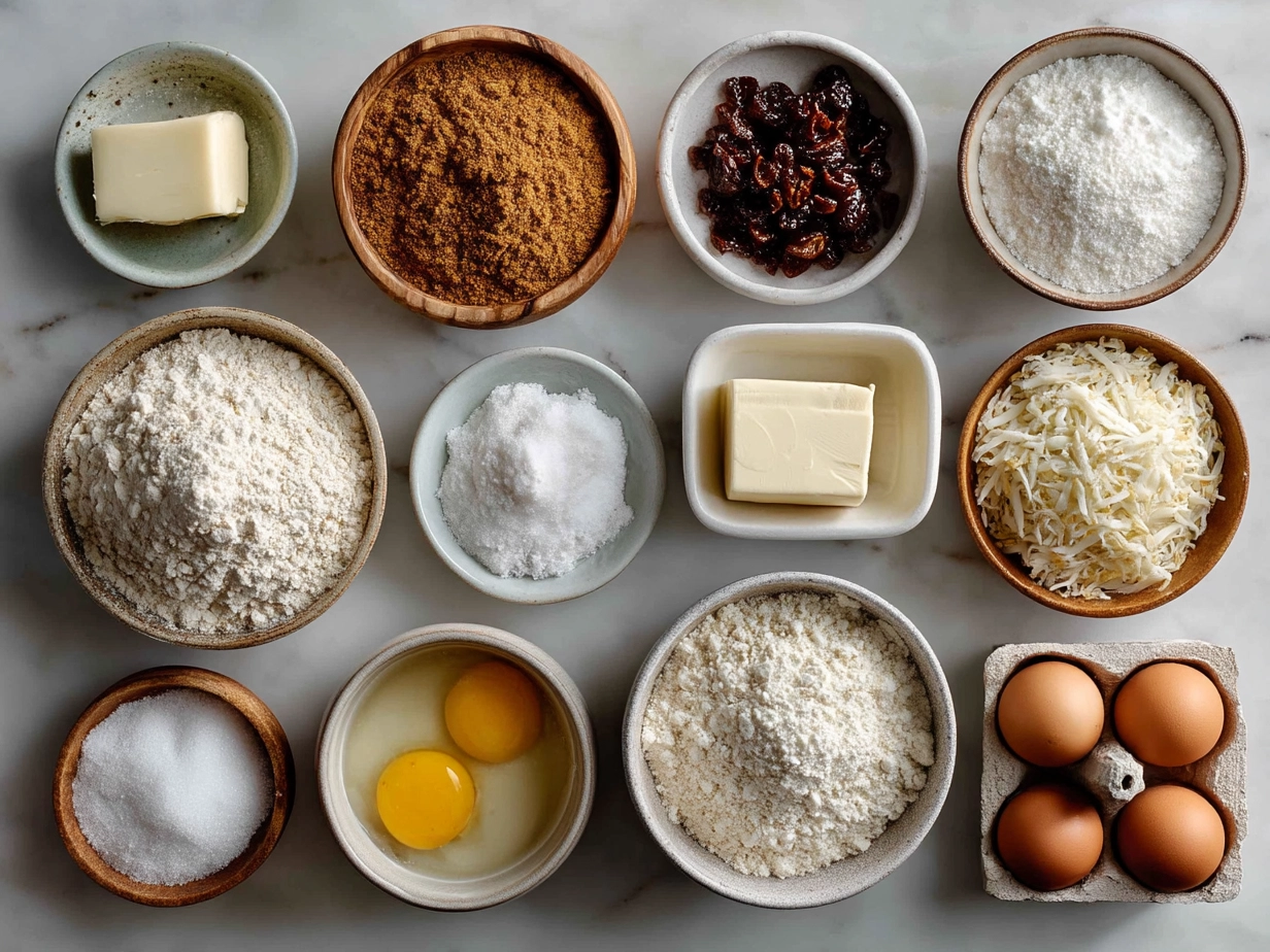 Ingredients for Sourdough Breakfast Casserole