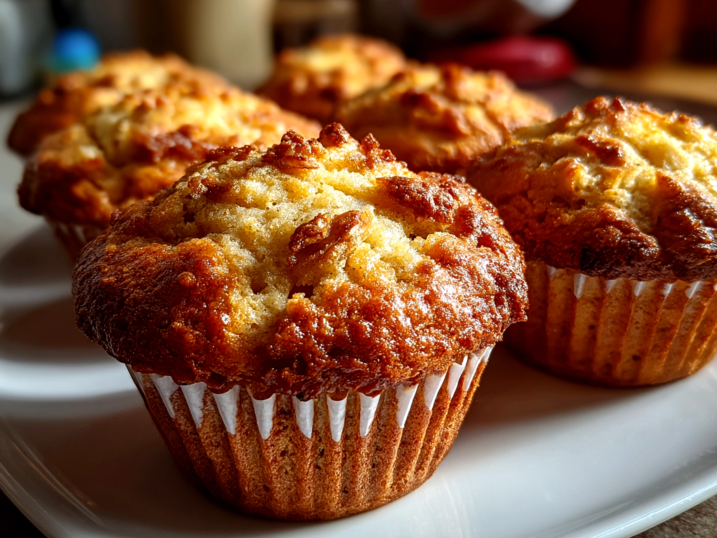 Sourdough Discard Banana Muffins