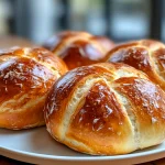 Sourdough Pretzel Rolls