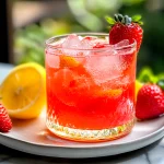 Sparkling Strawberry Lemonade Mocktail