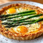 Spring Asparagus & Egg Tart