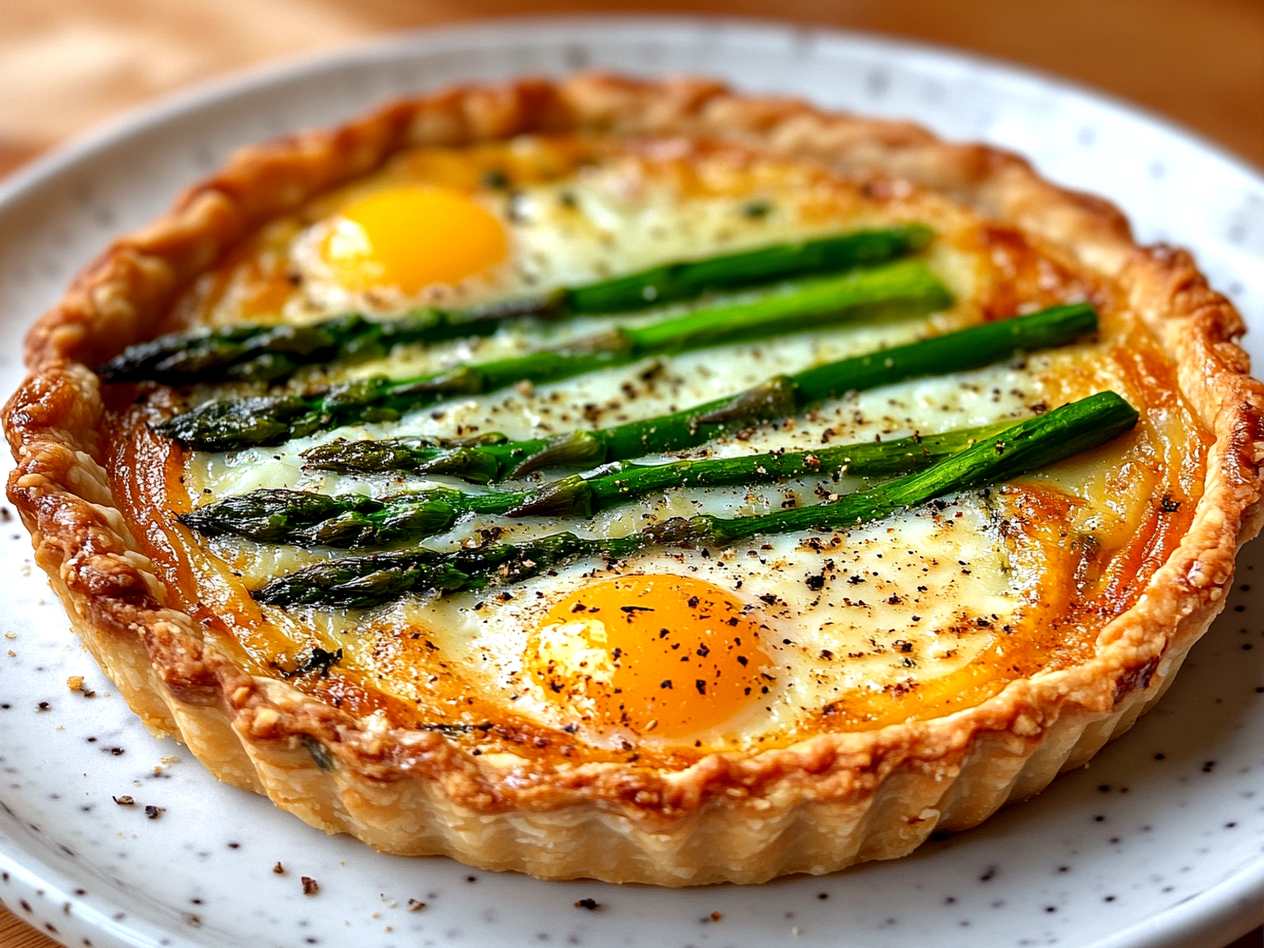 Spring Asparagus & Egg Tart