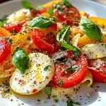 Spring Caprese Pasta Salad