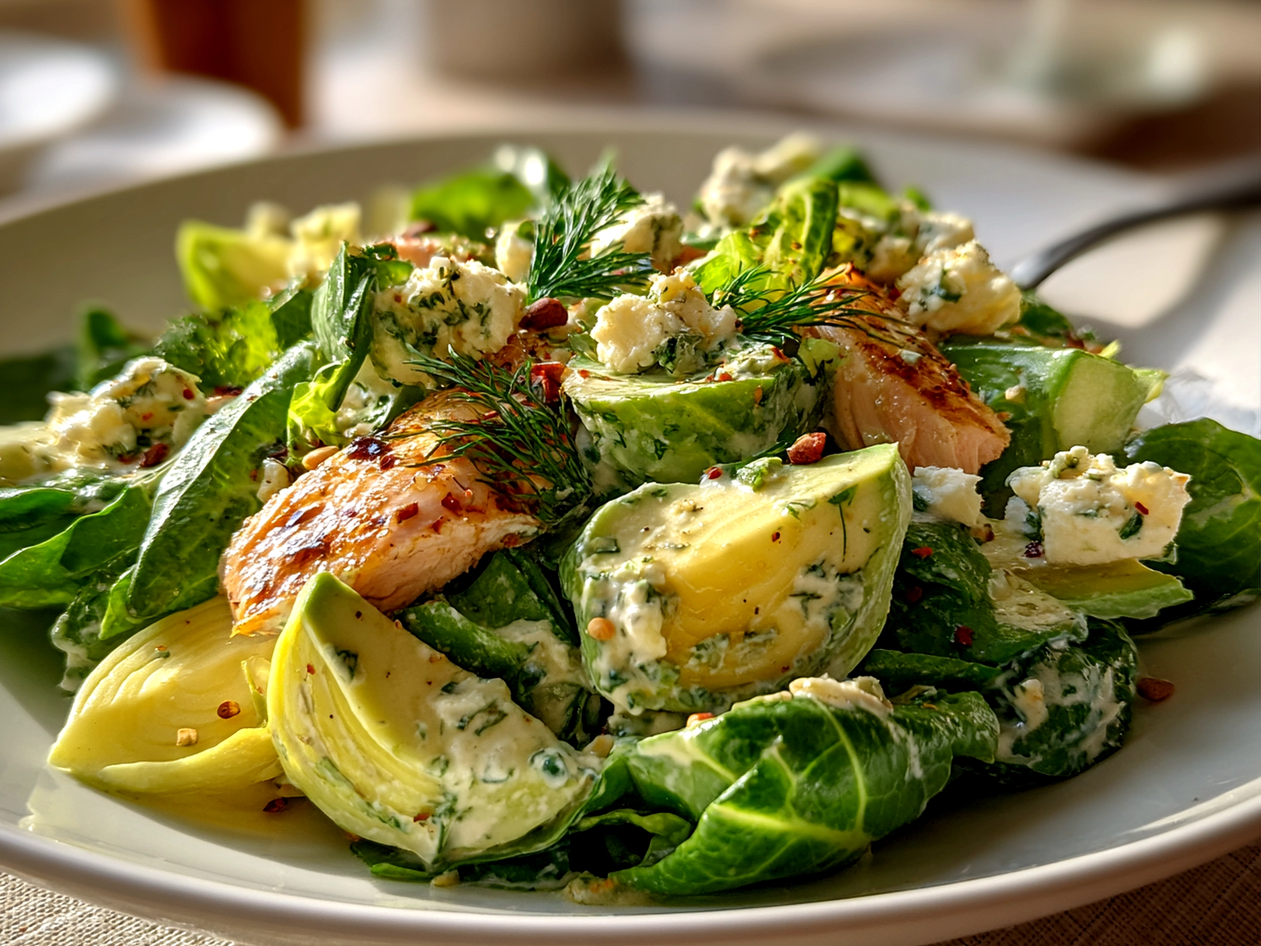Copycat Panera Green Goddess Salad
