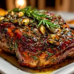 Herb Roasted Leg of Lamb with Garlic