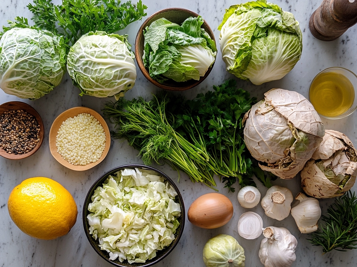 Ingredients for Cabbage Roll Casserole