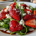 Spring Strawberry Arugula Salad