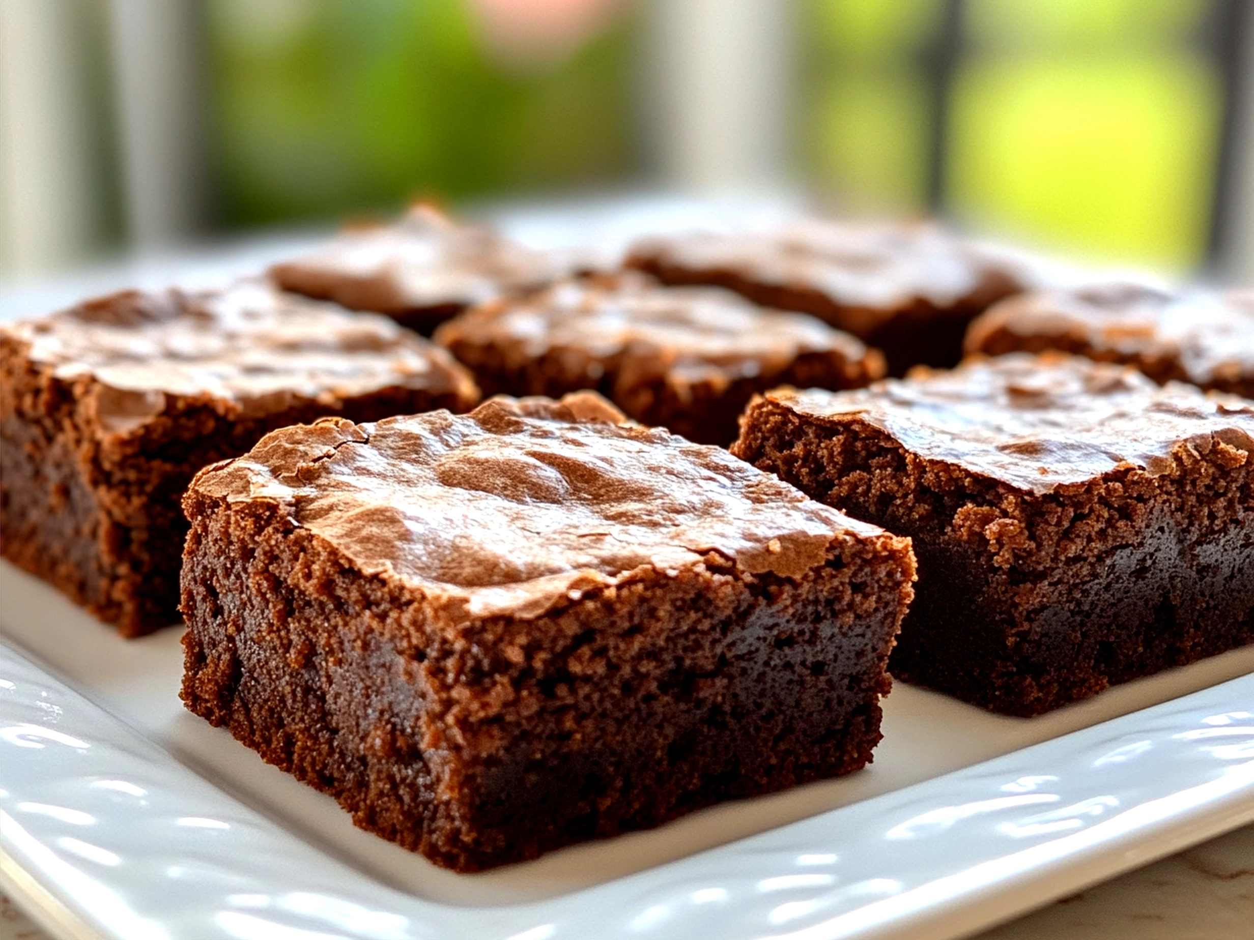 Thin Mint Brownie Bites