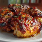 baked bbq chicken thighs