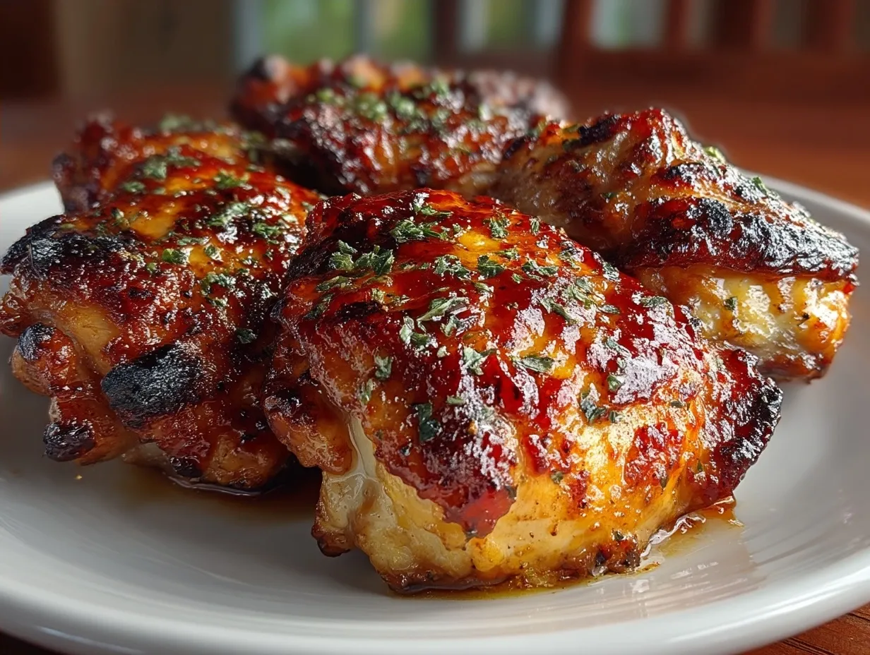 baked bbq chicken thighs