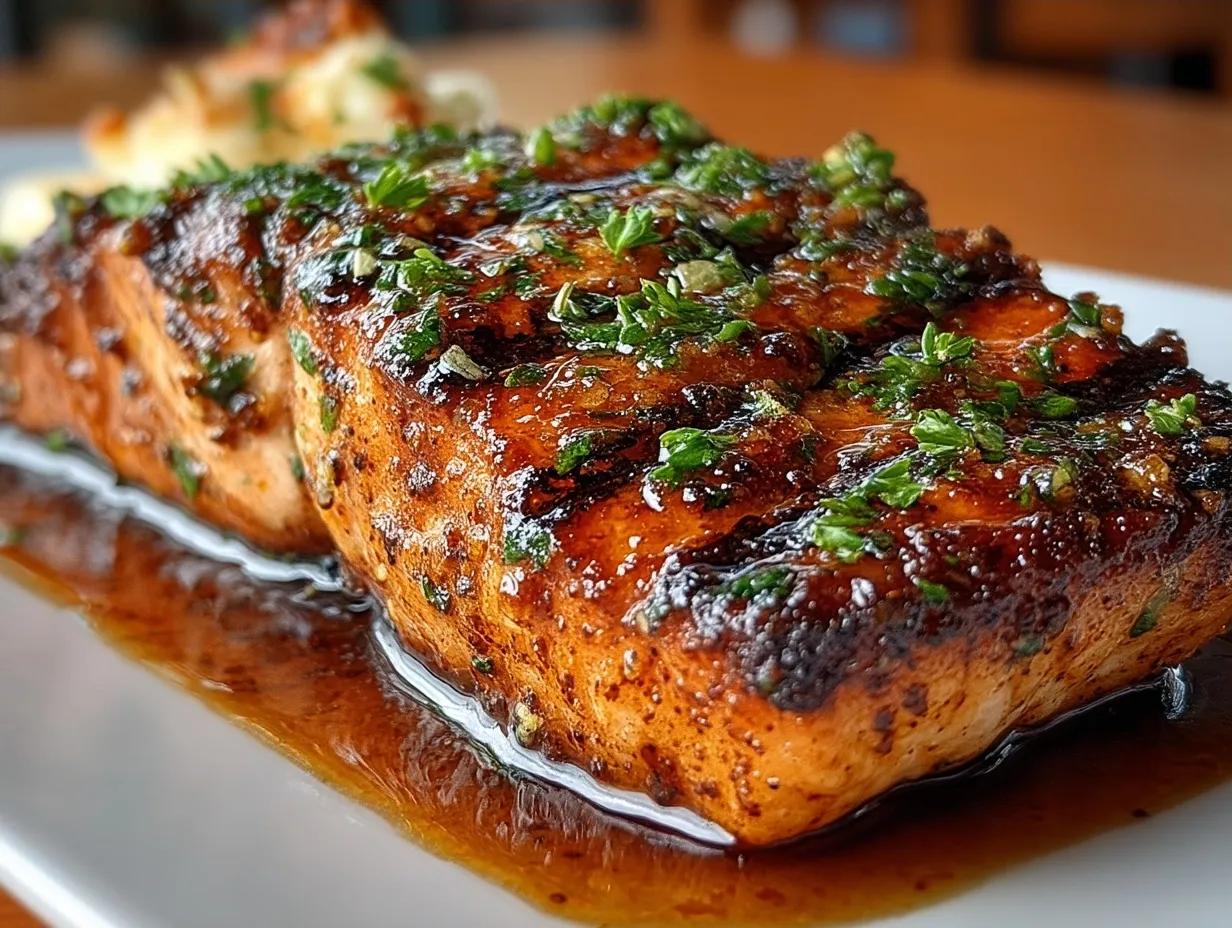 Cajun Honey Butter Grilled Salmon