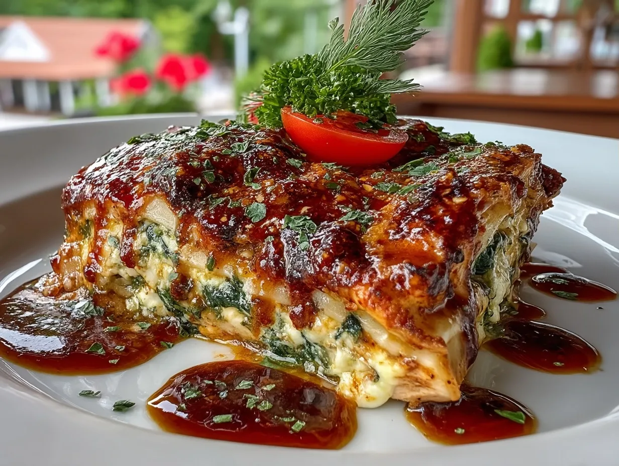 Chicken Lasagna with Spinach